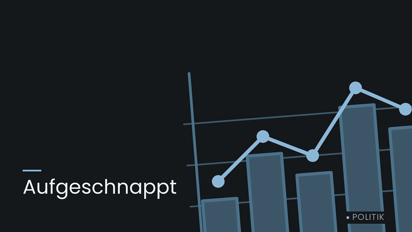 Symbolgrafik: ein gezeichnetes Balkendiagramm mit Verlaufslinie, beschriftet mit „Aufgeschnappt“.