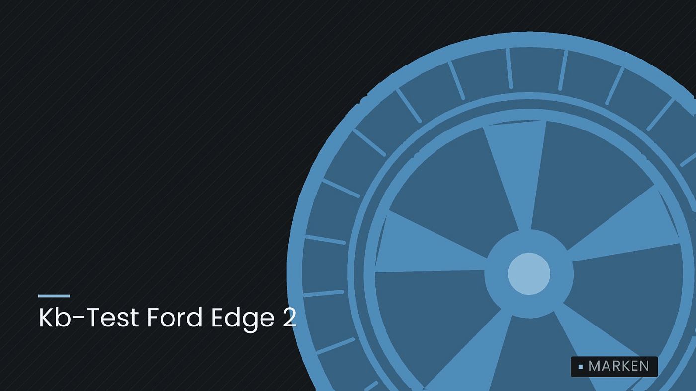 Symbolgrafik: ein gezeichnetes Rad mit Speichen, beschriftet mit „Kb-Test Ford Edge 2“.
