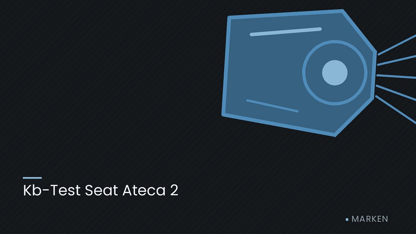 Symbolgrafik: ein gezeichneter Scheinwerfer mit Lichtkegel, beschriftet mit „Kb-Test Seat Ateca 2“.