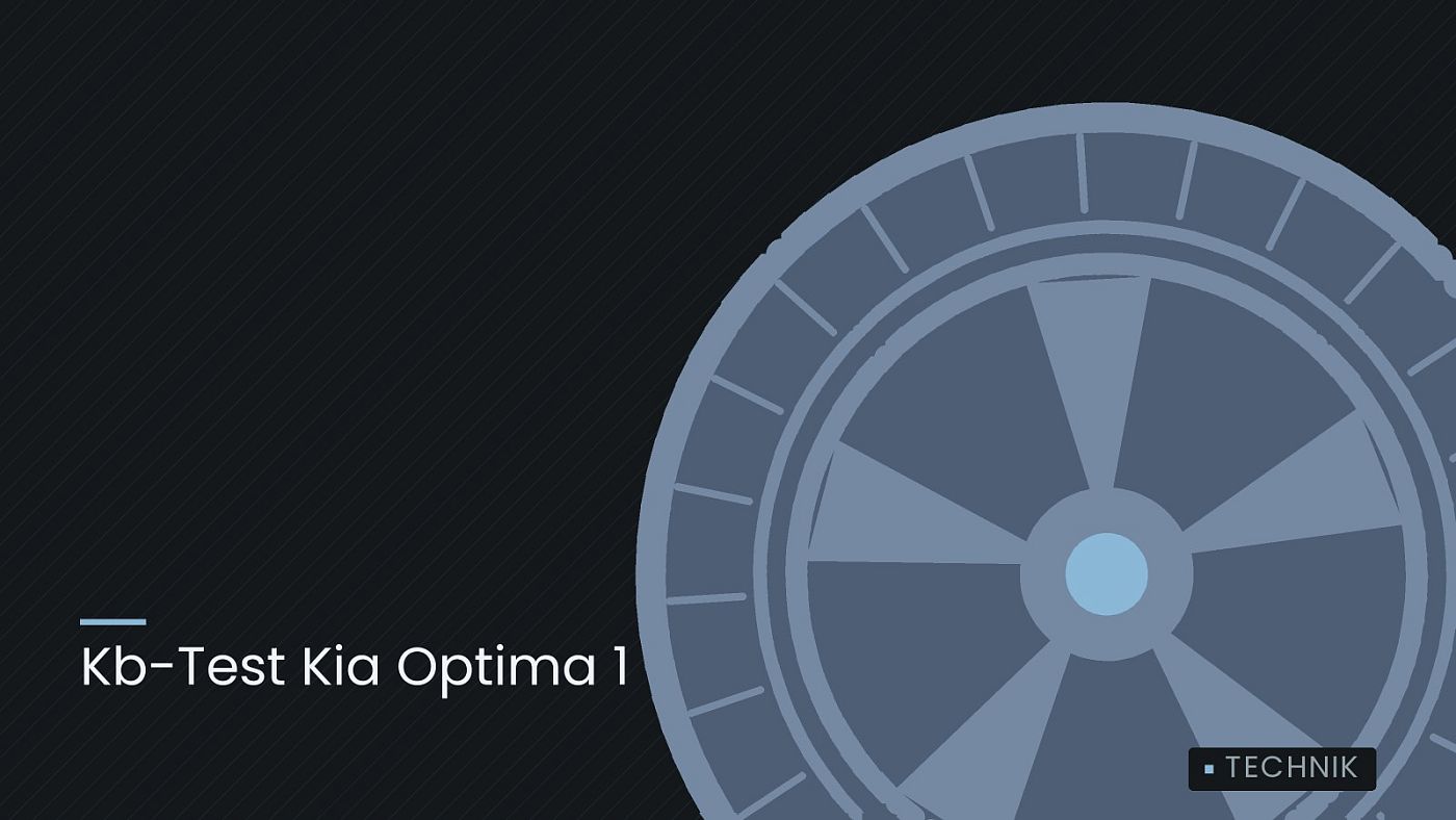 Symbolgrafik: ein gezeichnetes Rad mit Speichen, beschriftet mit „Kb-Test Kia Optima 1“.