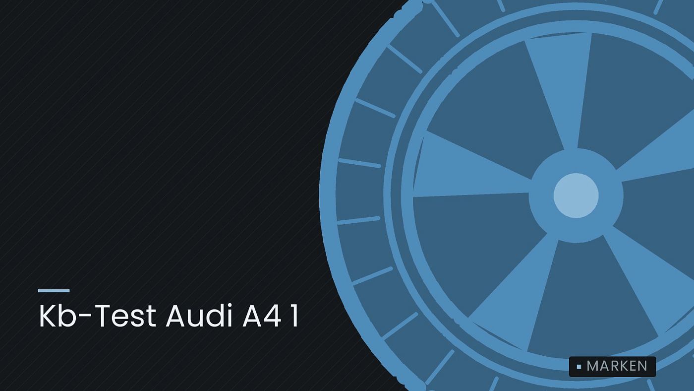 Symbolgrafik: ein gezeichnetes Rad mit Speichen, beschriftet mit „Kb-Test Audi A4 1“.