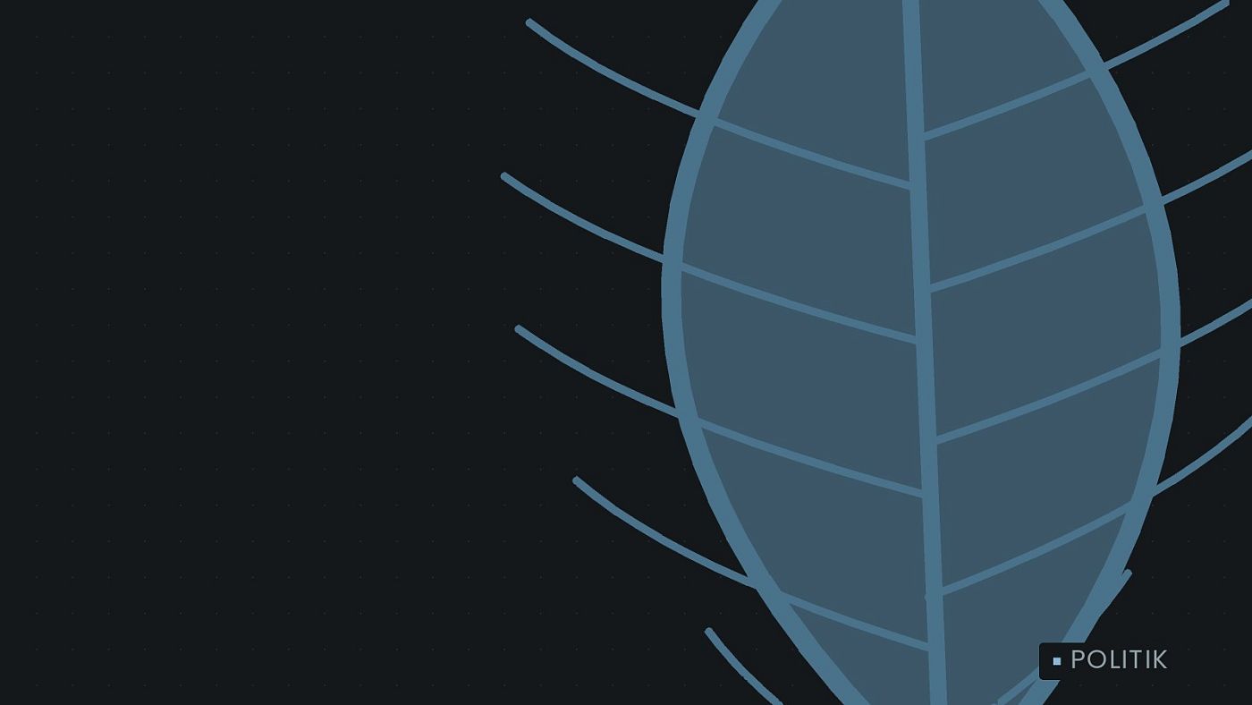 Symbolgrafik: ein gezeichnetes Blatt als Zeichen für Umwelt und Klima.
