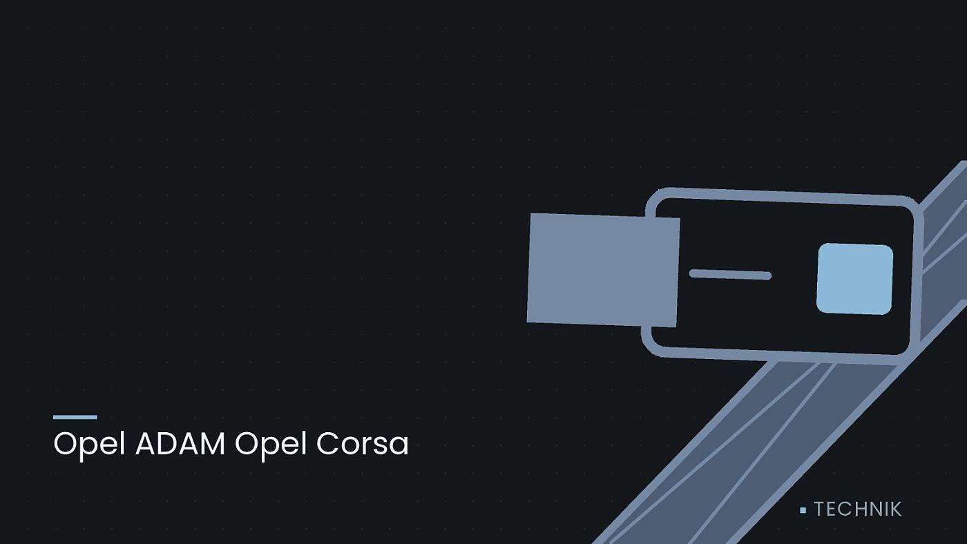 Symbolgrafik: ein gezeichneter Sicherheitsgurt mit Schloss, beschriftet mit „Opel ADAM Opel Corsa“.