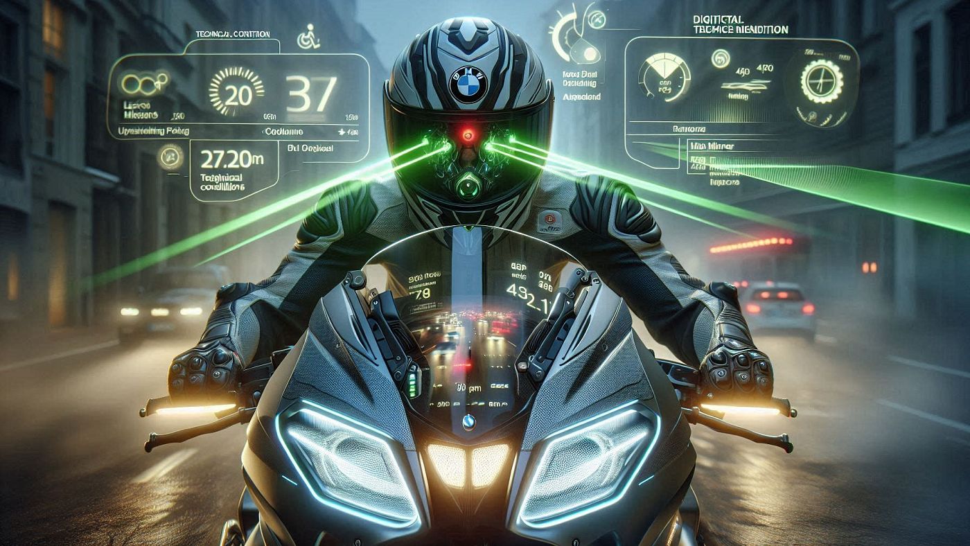 BMW revolutioniert Motorräder: Laserlicht und Head-up-Display für mehr Sicherheit und Komfort